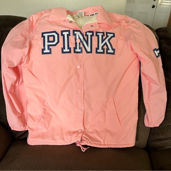 PINK Victoria's Secret Jackets & Blazers - NWT PINK VS COAT SIZE MEDIUM